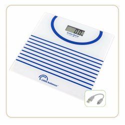 Little Balance 8655 personal scale Square Blue, White Electronic personal scale