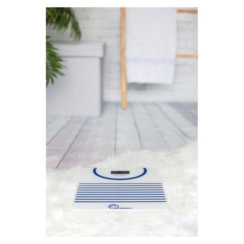 Little Balance 8655 personal scale Square Blue, White Electronic personal scale