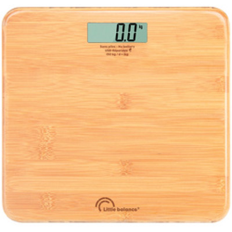 Little balance Pèse-personne digital Turtle Bamboo, USB-C