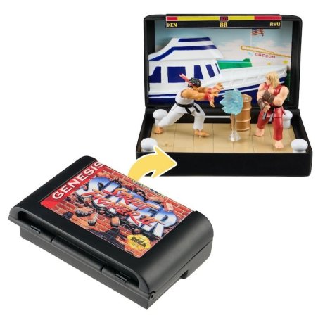 CONSOLE HEROES - Mega Drive Street Fighter 2 - Statuette 7cm