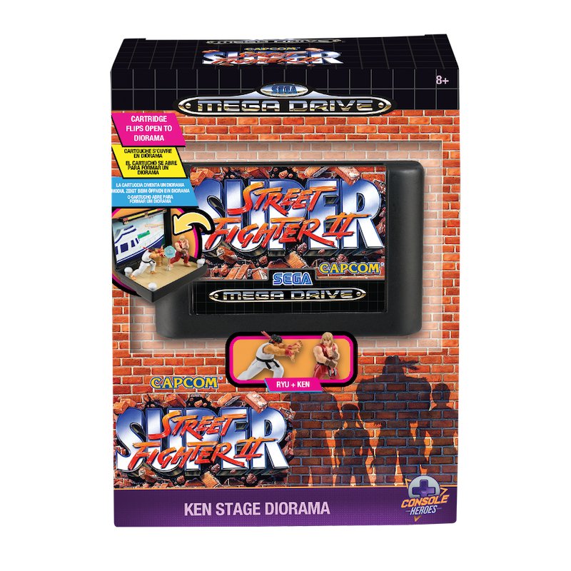 CONSOLE HEROES - Mega Drive Street Fighter 2 - Statuette 7cm