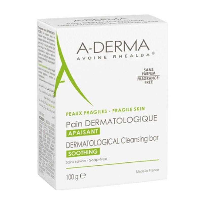 A-Derma Soothing Dermatological Bar - 100 Grams