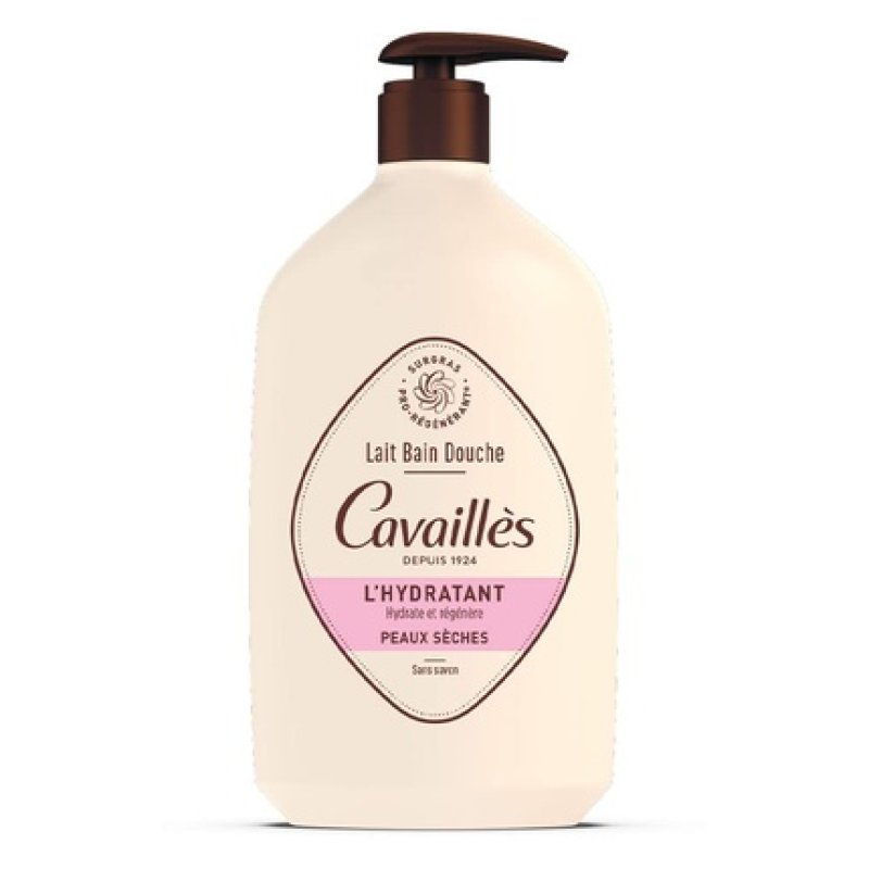 Rogé Cavaillès Lait Bain Douche Peaux Sèches L'Hydratant 1L