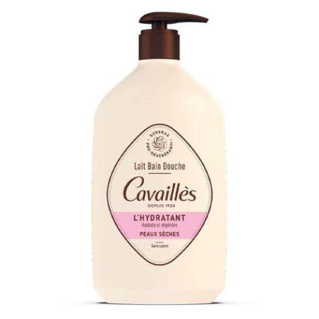 Rogé Cavaillès Lait Bain Douche Peaux Sèches L'Hydratant 1L
