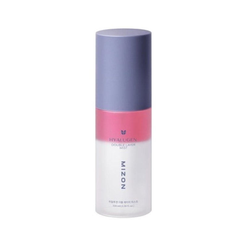 MIZON Hyalugen Double Layer Mist with Hyaluronic Acid and Marine Collagen, Adenosine, Niacinamide Anti-Aging Instant