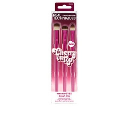 Cherry On Top Mesmereyes Brush Trio 3 Units - Essential Makeup Brushes For Stunning Eye Looks