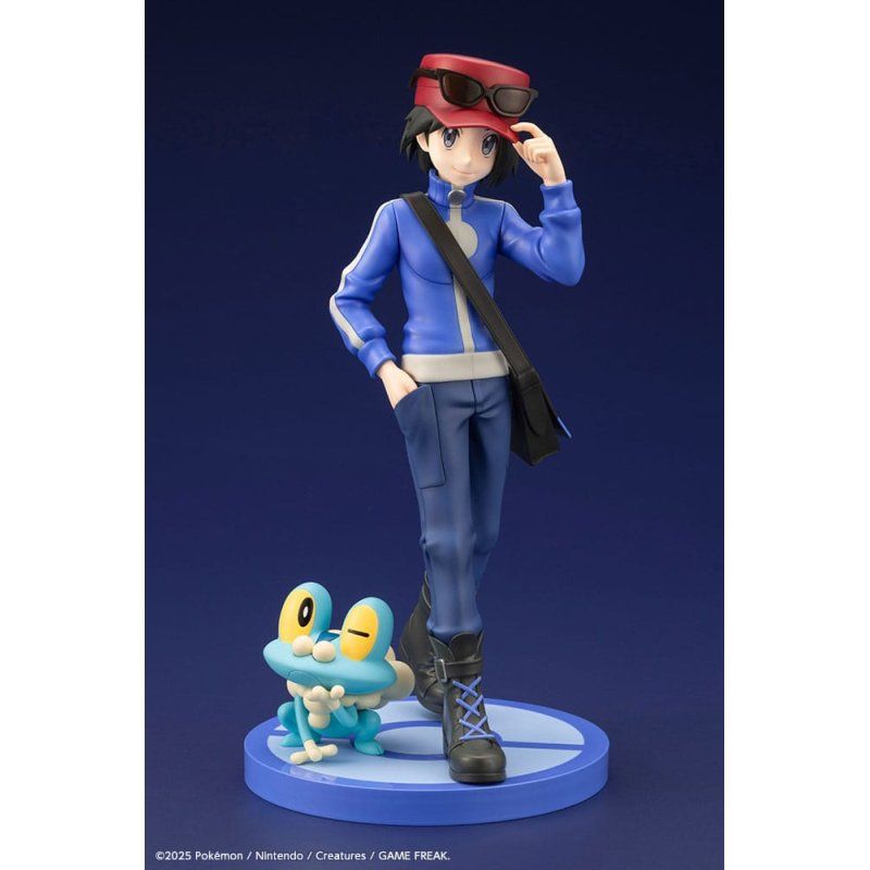 Pokémon statuette PVC ARTFXJ 1/8 Kalem & Grenousse 20 cm