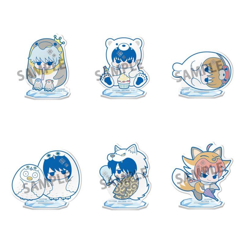 Gintama assortiment figurines acrylique Prince Hata & Animals of Ice 6 cm (6)
