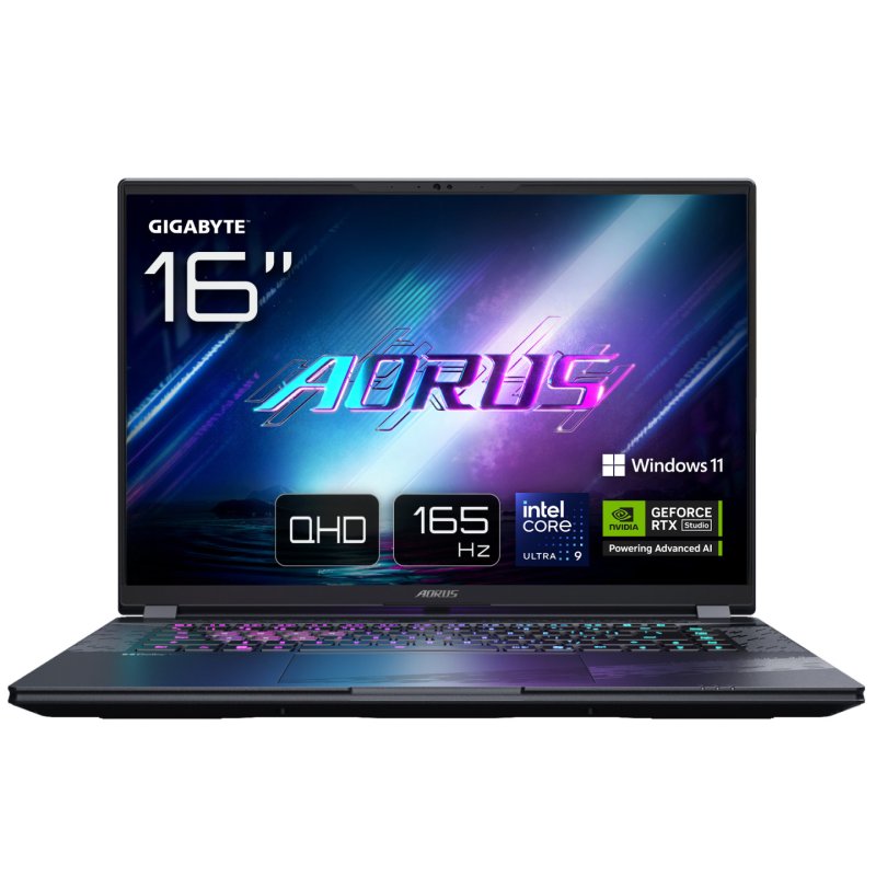 GIGABYTE AORUS ELITE 16 BWHC3ESC64SH laptop Intel Core Ultra 9 275HX Ordinateur portable 40,6 cm (16") WQXGA 32 Go