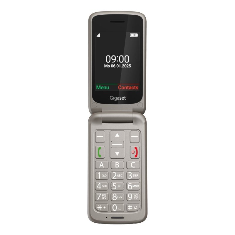 Gigaset GL595 7,11 cm (2.8") 114 g Gris Téléphone pour seniors