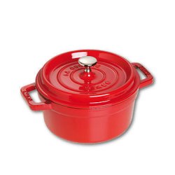 Staub La Cocotte 20cm rund. rot. Gusseisen