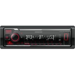 Kenwood Electronics KMM-BT408DAB car media receiver Black 88 W Bluetooth