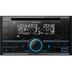 Kenwood Electronics DPX-7300DAB Noir Bluetooth