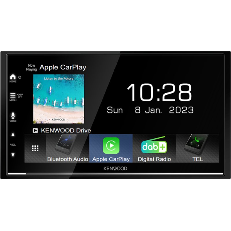 Kenwood DMX7722DABS récepteur multimédia de voiture Noir Wifi Bluetooth