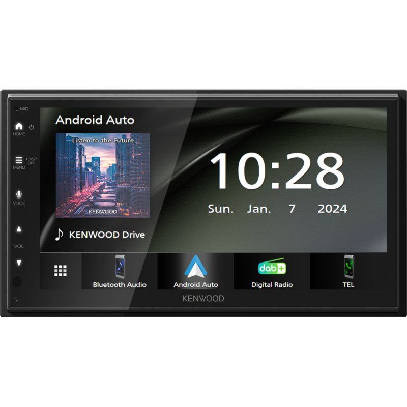 Kenwood Electronics DMX5023DABS car media receiver Black Wi-Fi 22 W Bluetooth