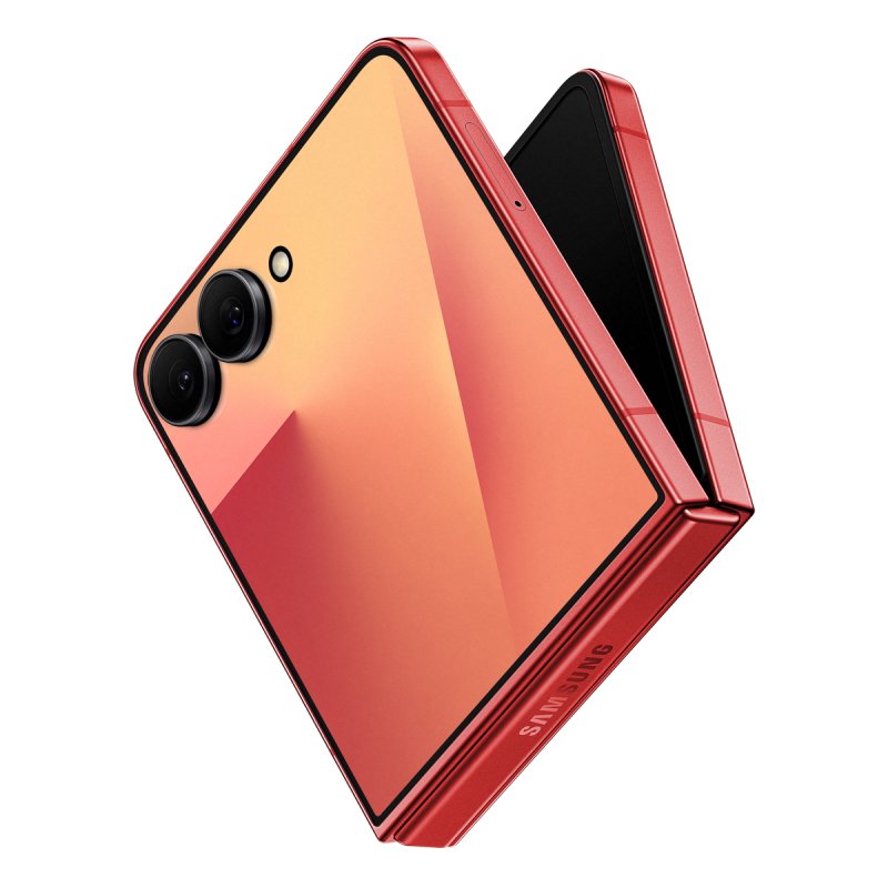 Samsung Galaxy Z Flip7 512GB Coralred 17,41cm (6,9") OLED Display, Android 16, Dual-Kamera, Faltbar