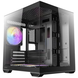 Boitier Mini Tour Micro-ATX Antec CX60M RGB avec panneaux vitrés (Noir)