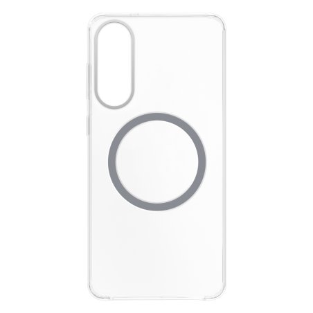 Yuchuan Clear Magnet Case Qi2 fr Galaxy S25 Edge, Transparent