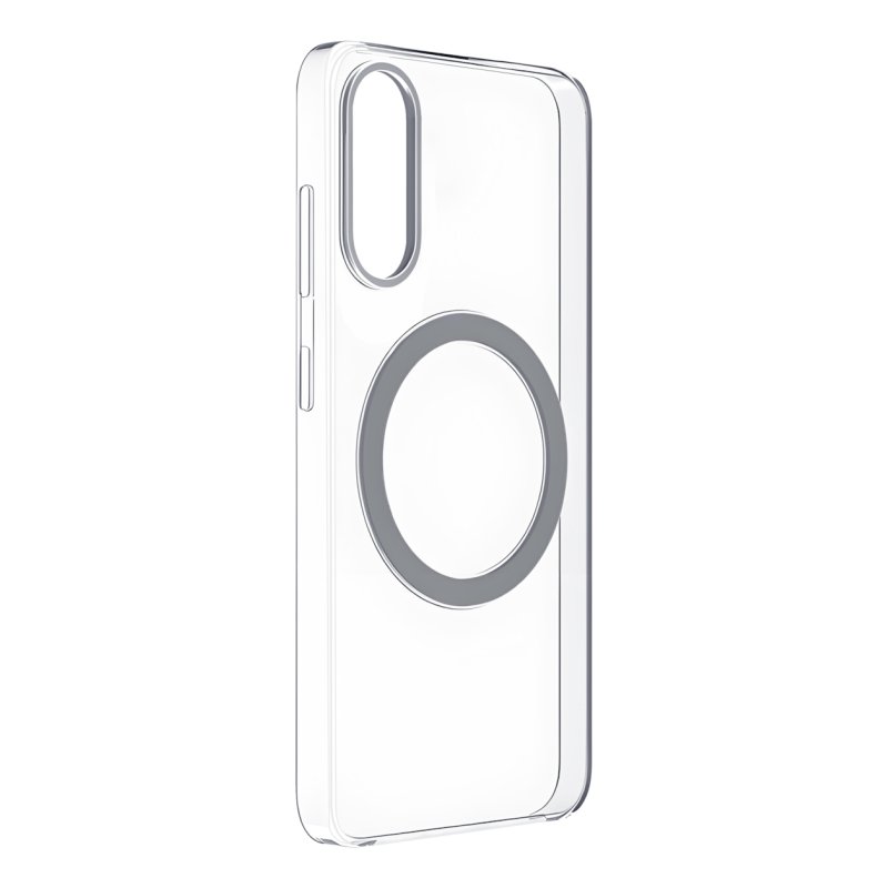 Yuchuan Clear Magnet Case Qi2 fr Galaxy S25 Edge, Transparent
