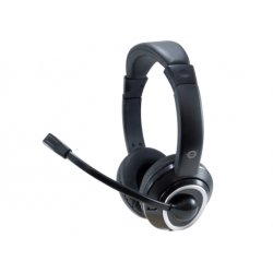 Conceptronic POLONA02B écouteur/casque Avec fil Arceau Jouer Noir