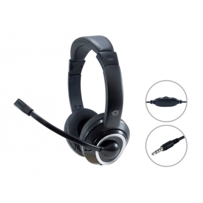 Headset Klinke Mikro,int.Bed.Stereo 2.0m sw