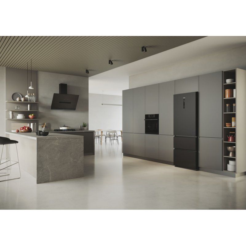 Haier 3D 70 Serie 5 HTR5719ENPT Freestanding 528 L E Black