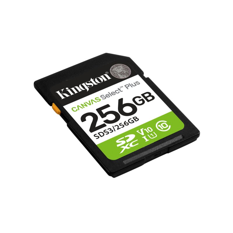 256GB SDXC Canvas Select Plus UHS-I U1