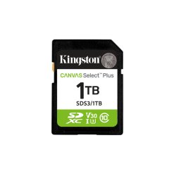 Kingston Technology 1TB SDXC Canvas Select Plus Gen3 150MB/s C10 UHS-I U3 V30