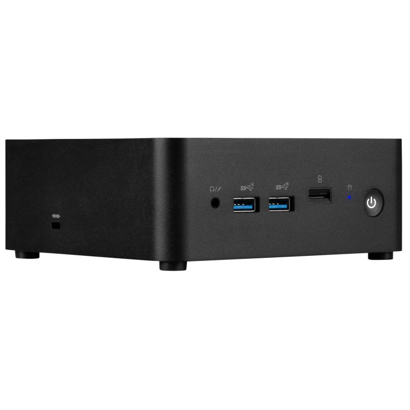 MSI Cubi NUC 1MG-002EU Intel Core 5 120U 8 Go DDR5-SDRAM 512 Go SSD Windows 11 Pro Mini PC Noir