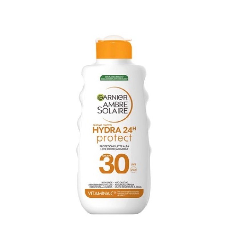 Garnier Ambre Solaire Hydra 24h Protect Sunscreen Milk Spf30 175ml