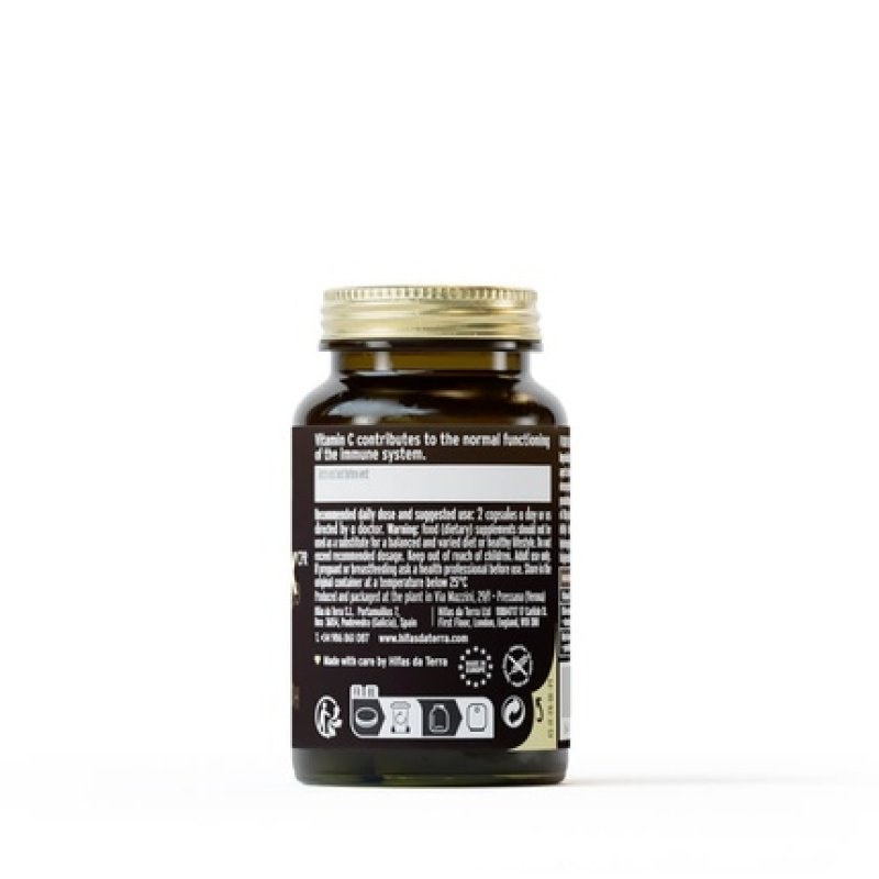 Hifas Da Terra Ascorbate K Vitamin C Time Release 1400mg 30 Tablets