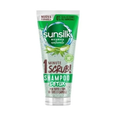 Sunsilk 1 Minute Scrub Detox Shampoo 200ml