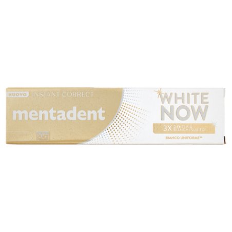 Mentadent White Now Instant Correct Whitening Toothpaste - 75 Ml