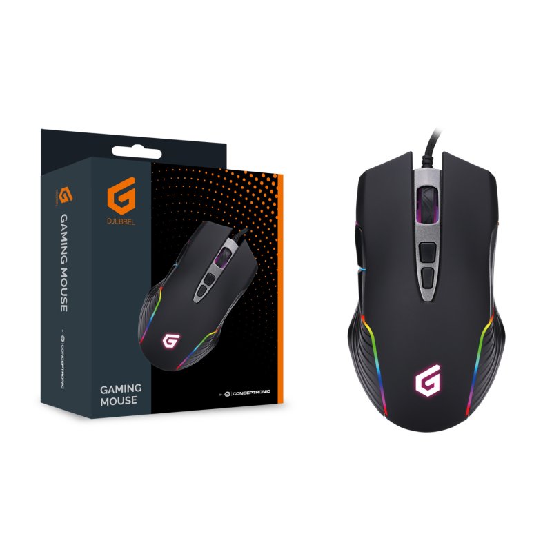 CONCEPTRONIC Gaming USB Maus, 7200 DPI, IC sensor,DJEBBEL03B