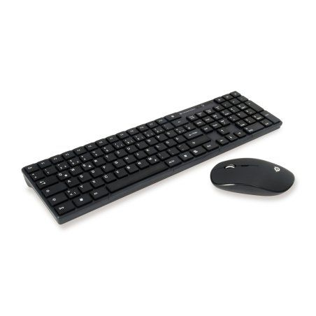 Conceptronic ORAZIO01DE clavier Souris incluse Maison RF sans fil QWERTZ Allemand Noir