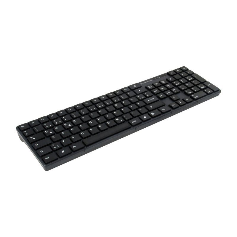 Conceptronic ORAZIO01DE clavier Souris incluse Maison RF sans fil QWERTZ Allemand Noir