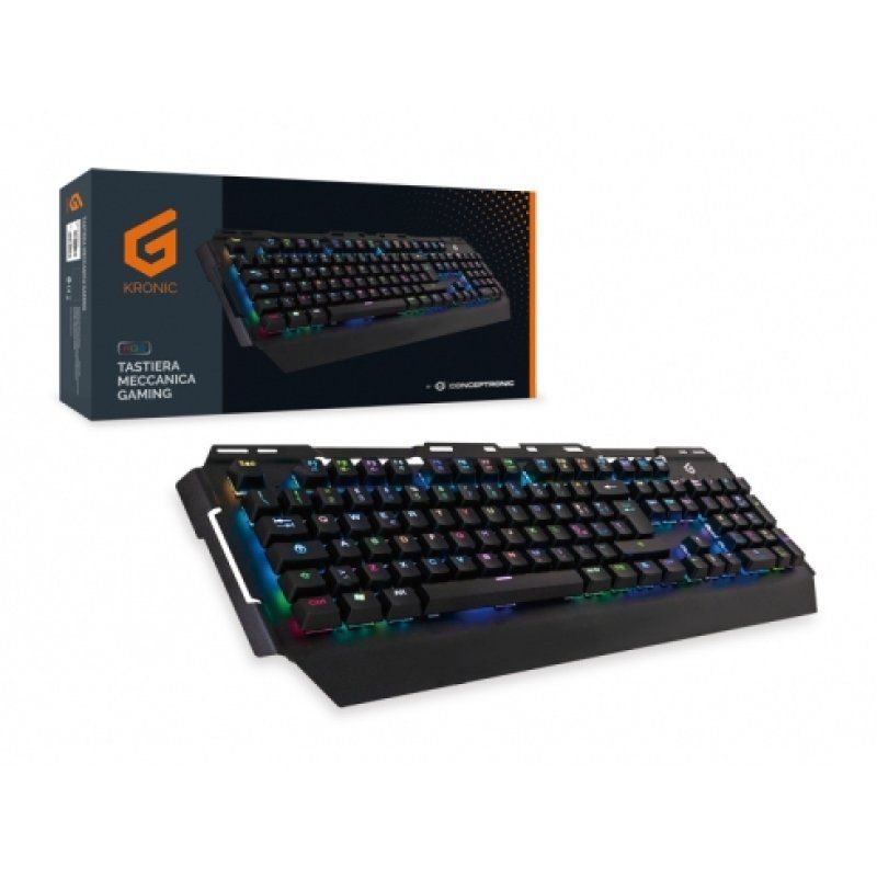Conceptronic KRONIC Mechanical Gaming Keyboard, RGB, Italian layout