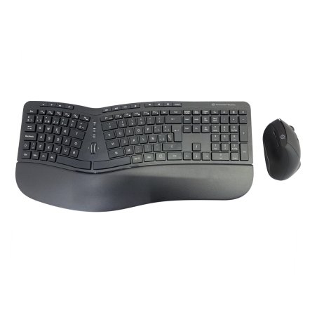 Conceptronic ORAZIO02ES clavier Souris incluse Bureau RF sans fil QWERTY Espagnole Noir