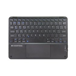 Conceptronic TOBIN01BES clavier Universel Bluetooth QWERTY Espagnole Noir
