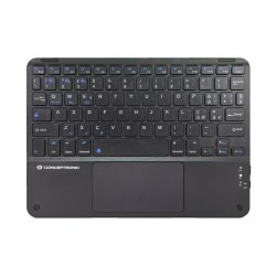 Conceptronic TOBIN01BIT clavier Universel Bluetooth QWERTY Italien Noir