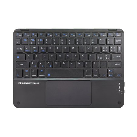 Conceptronic TOBIN01BIT clavier Universel Bluetooth QWERTY Italien Noir