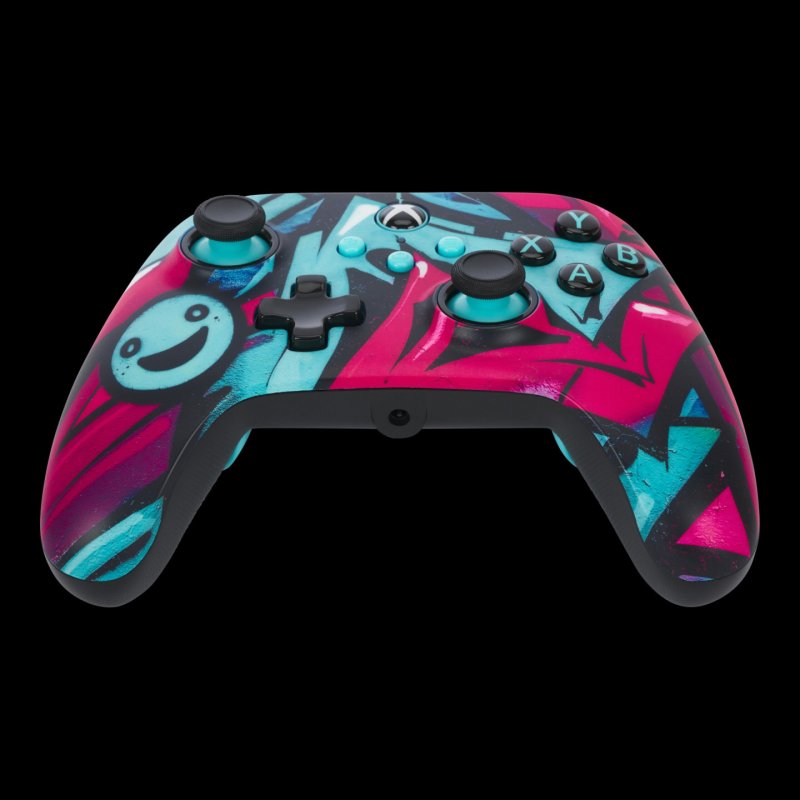 PowerA XBGP0190-01 Noir, Citron vert USB Manette de jeu PC, Xbox One, Xbox One S, Xbox One X