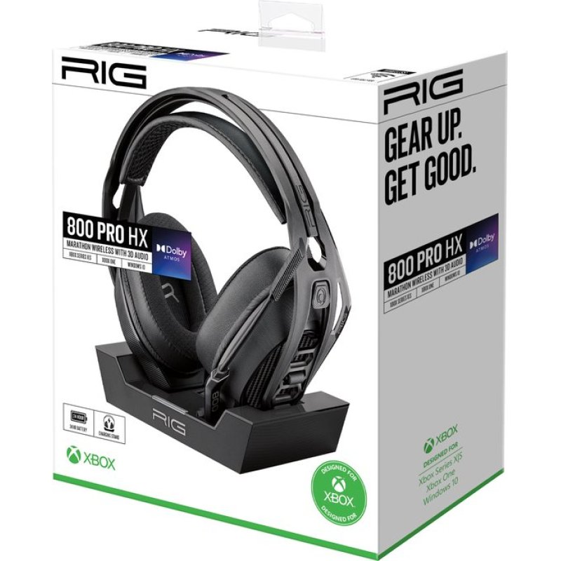 Nacon - Rig Wireless Headset 800 Pro HX - Black