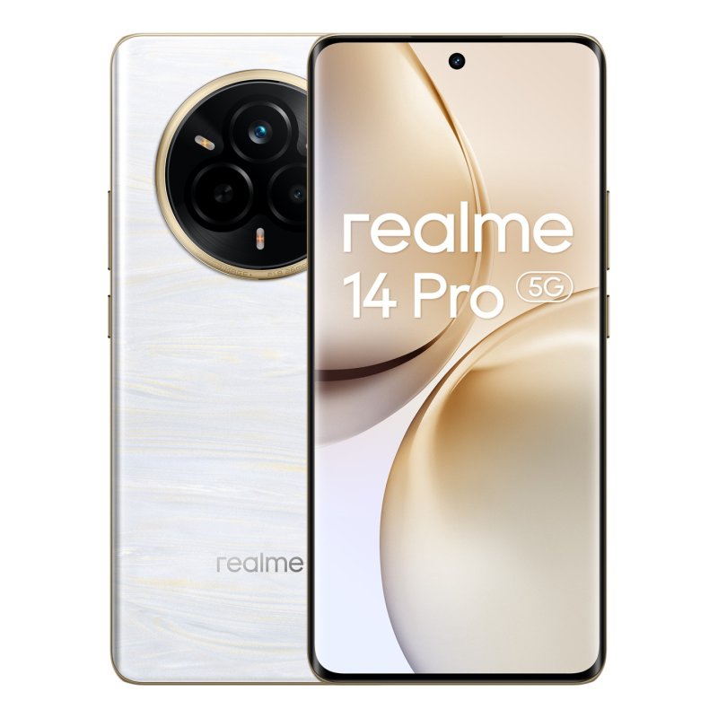 realme 14 Pro 5G 17.2 cm (6.77") Dual SIM Android 15 USB Type-C 12 GB 512 GB 6000 mAh White