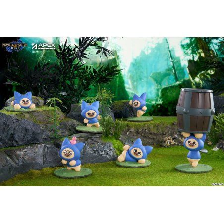 Monster Hunter Rise pack 6 trading figures Felyne Cat