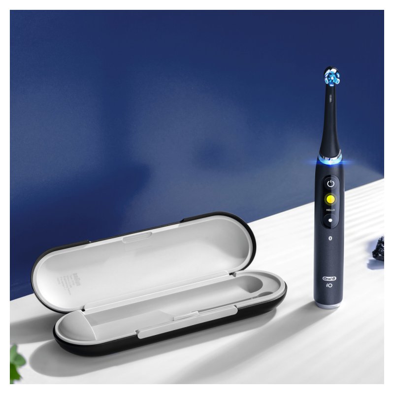Oral-B iO 80363731 electric toothbrush Adult Rotating-oscillating toothbrush Black, Silver