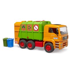 BRUDER MAN TGA Müll-LKW orange (Jubi)