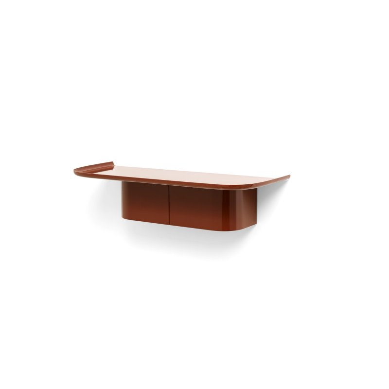 HAY - Korpus Shelf 4 Hooks 60x25x14 cm (Brick Red)