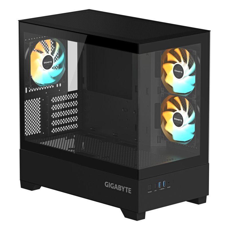 CAJA GIGABYTE M-ATX C201P 3XVENT 120MM NEGRO