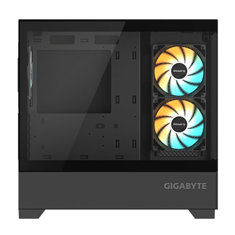 GIGABYTE C201 PANORAMIC Boîtier PC – Tour Moyenne, m-ATX, prise en charge radiateur 360 mm, 3 ventilateurs